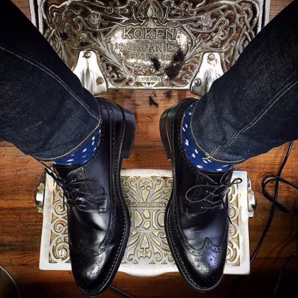 Frye James Wingtip / Black